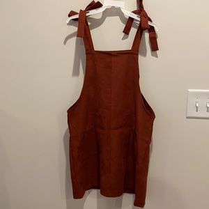 Ribbed overall dress